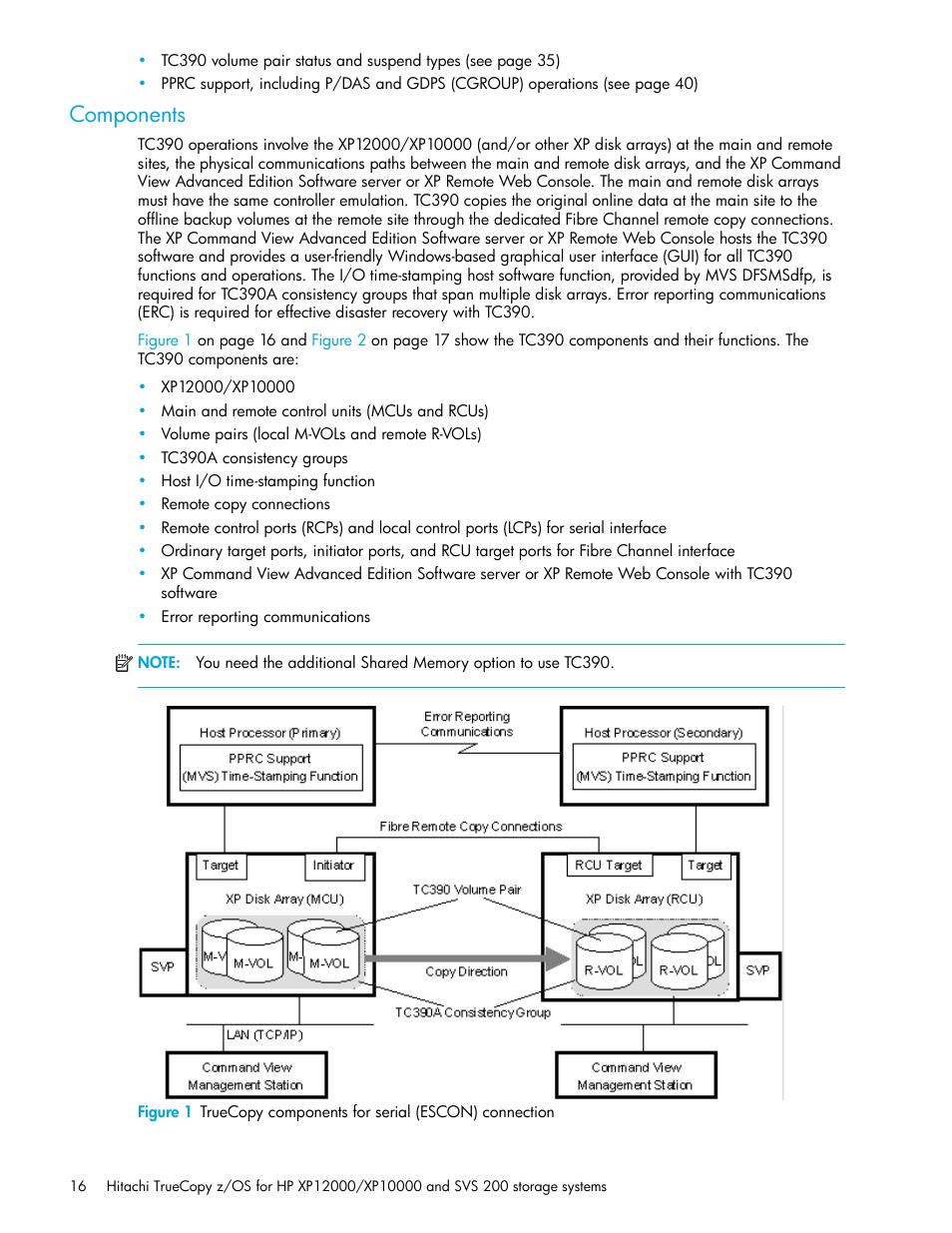 Components | HP StorageWorks XP Remote Web Console Software User Manual | Page 16 / 230