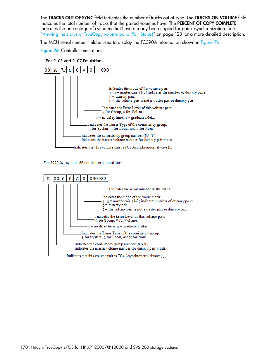 Figure 76 controller emulations, 76 controller emulations | HP StorageWorks XP Remote Web Console Software User Manual | Page 170 / 230