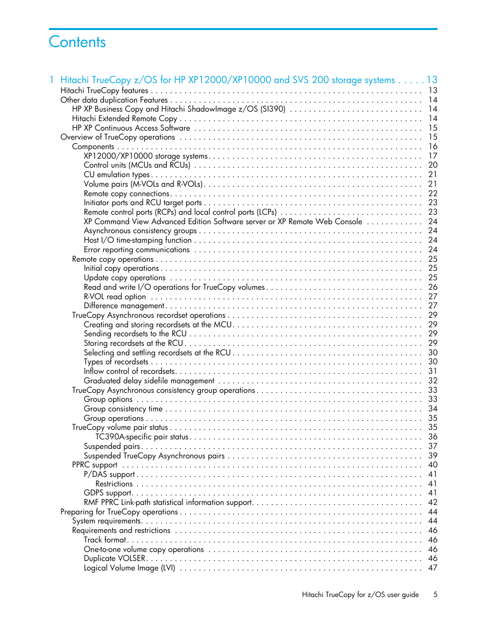 HP StorageWorks XP Remote Web Console Software User Manual | Page 5 / 230