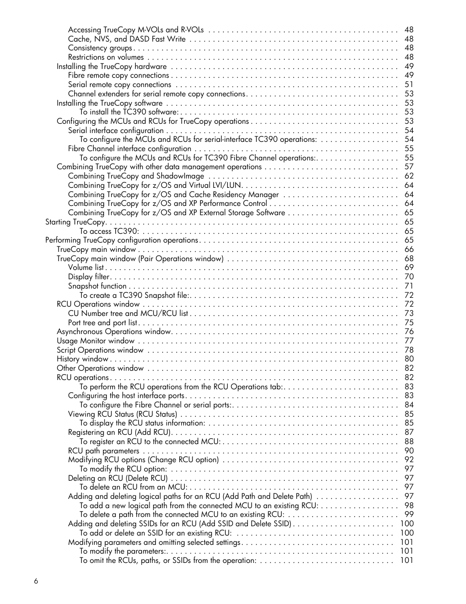 HP StorageWorks XP Remote Web Console Software User Manual | Page 6 / 230