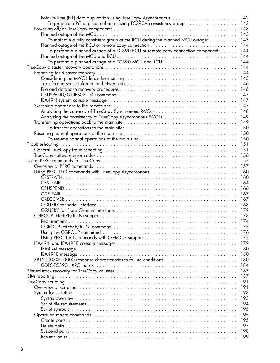 HP StorageWorks XP Remote Web Console Software User Manual | Page 8 / 230