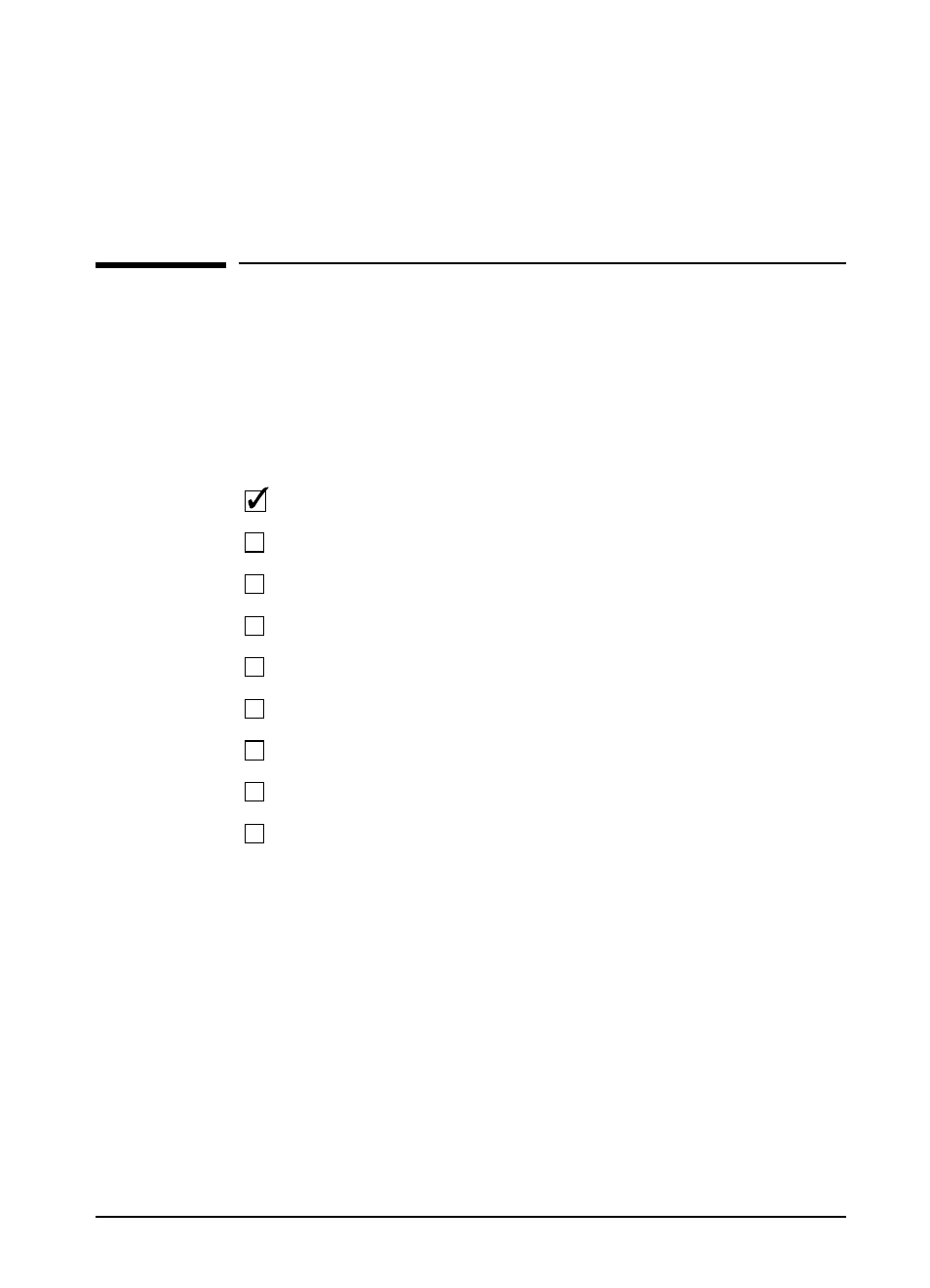 Printer setup, Installation checklist | HP LaserJet 6pmp Printer series User Manual | Page 10 / 142