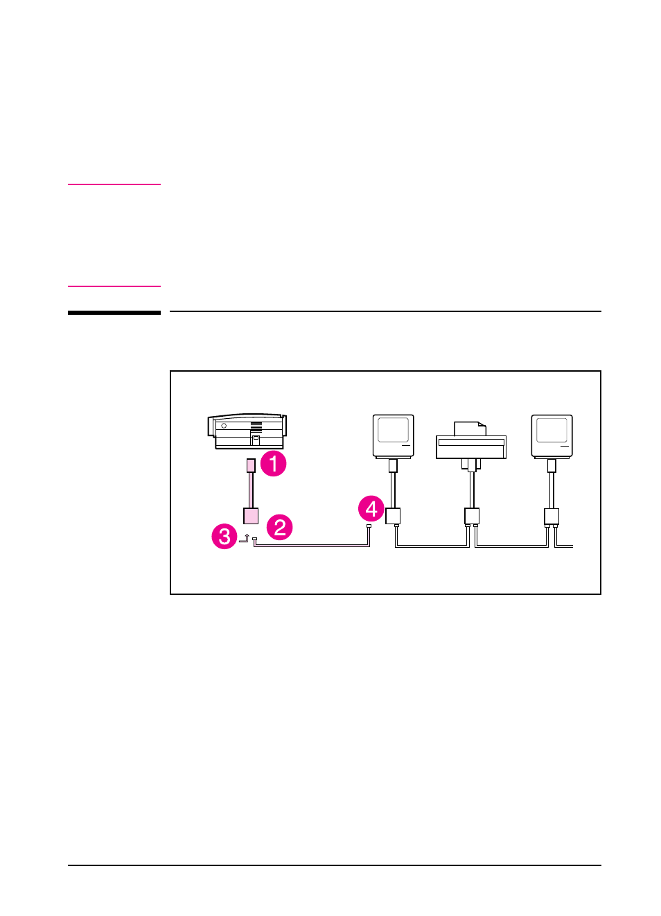 Connect printer to a localtalk network, Connect to the end of a network | HP LaserJet 6pmp Printer series User Manual | Page 124 / 142