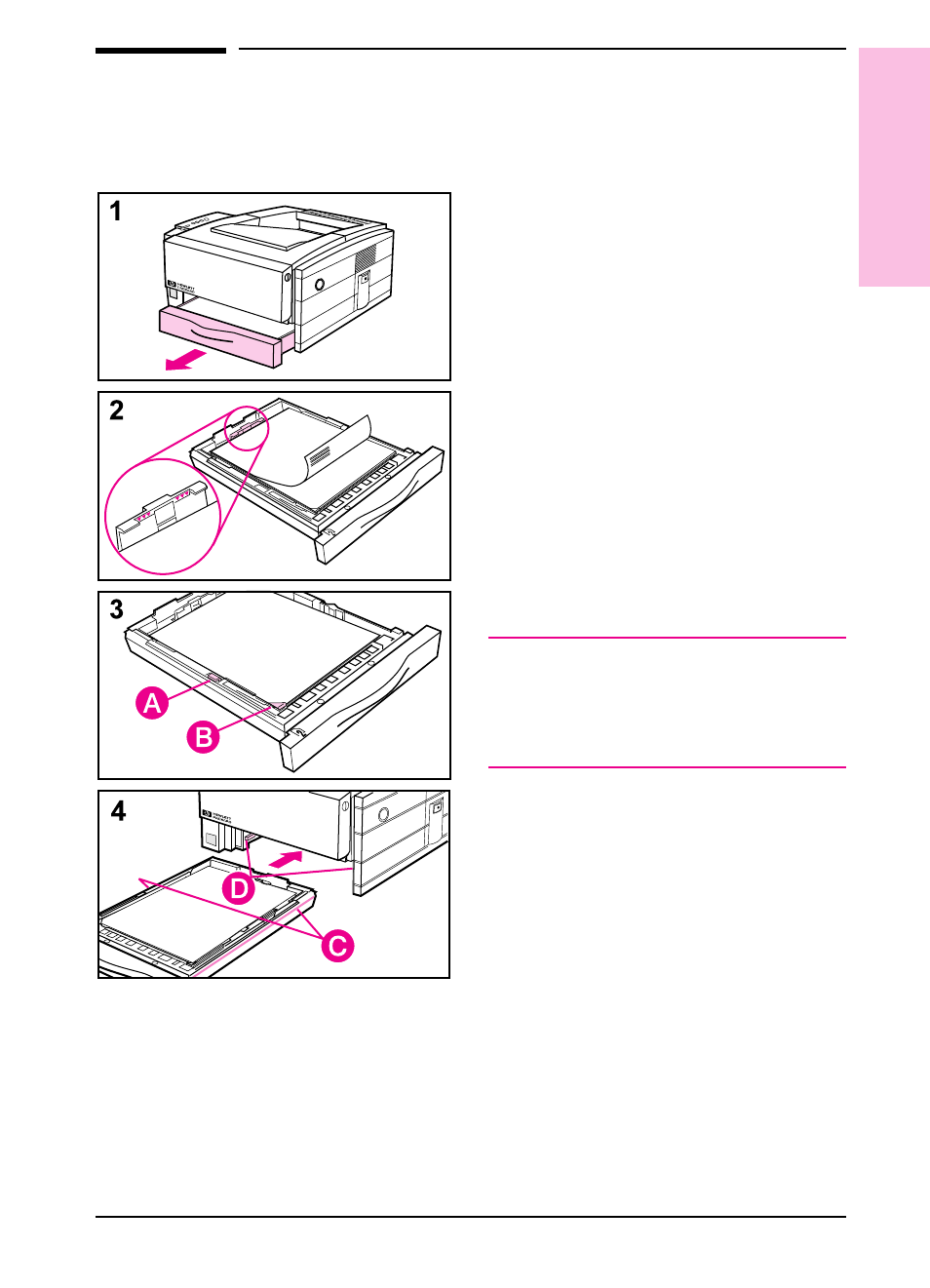 Step 5. load paper into tray 2, Tray 2 hints | HP LaserJet 6pmp Printer series User Manual | Page 16 / 142