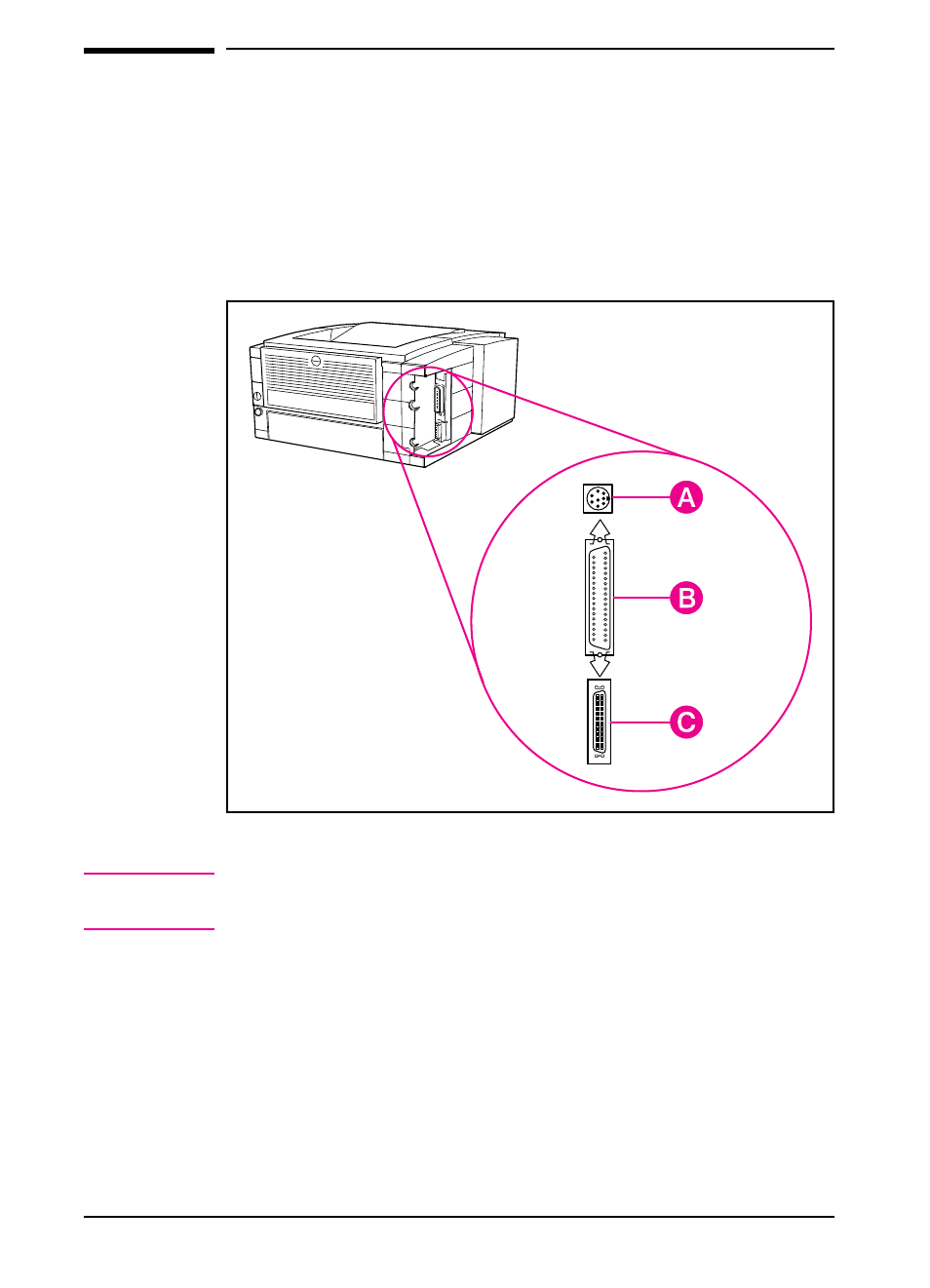 Step 6. attach printer cables | HP LaserJet 6pmp Printer series User Manual | Page 17 / 142