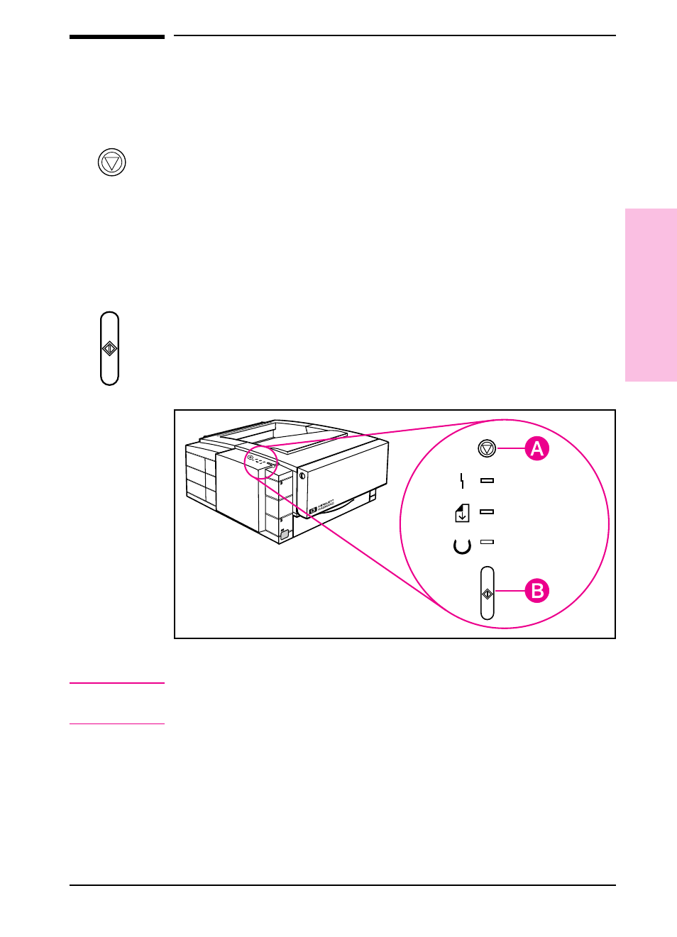 Button usage | HP LaserJet 6pmp Printer series User Manual | Page 34 / 142