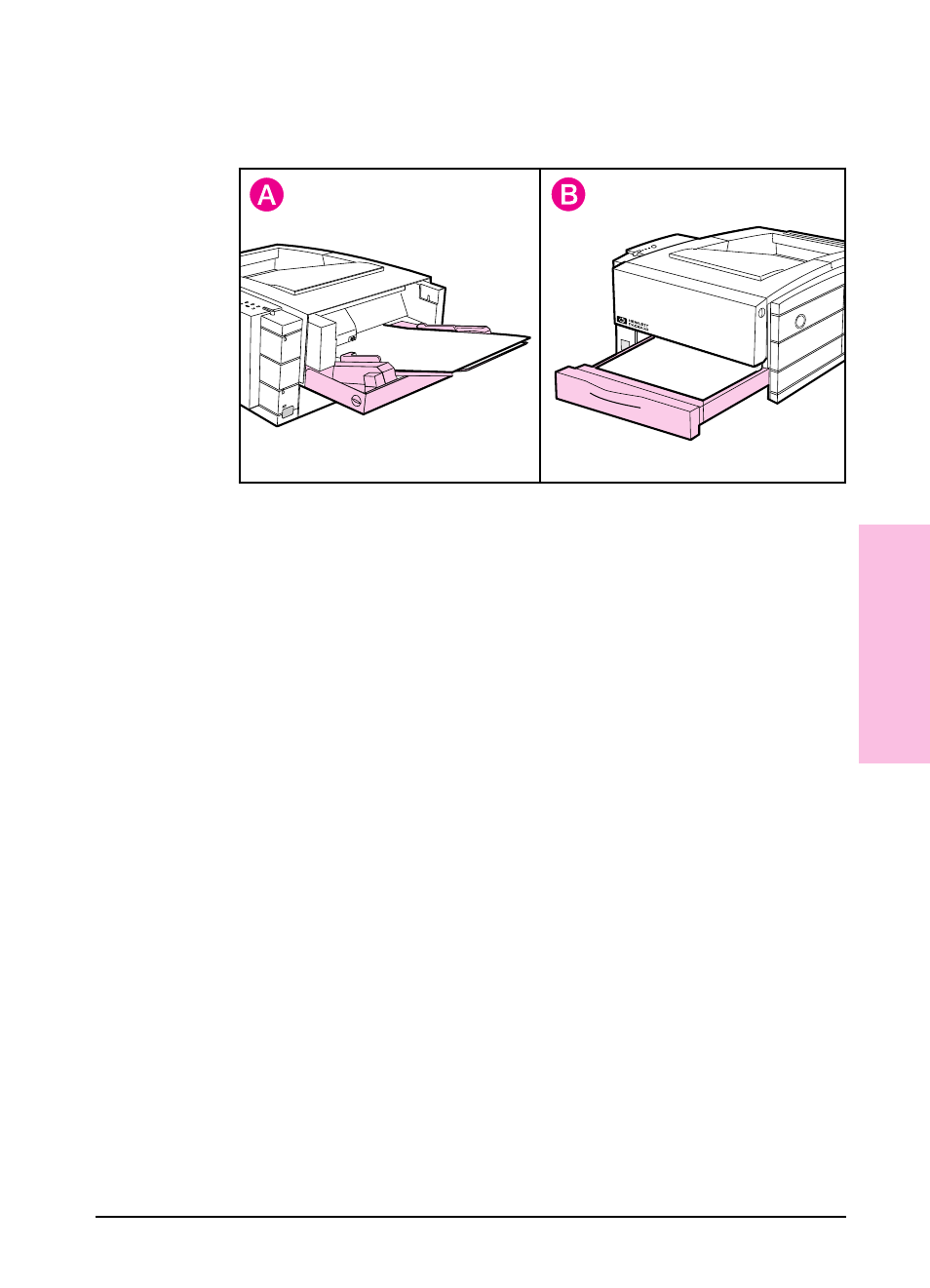 Media input options | HP LaserJet 6pmp Printer series User Manual | Page 54 / 142