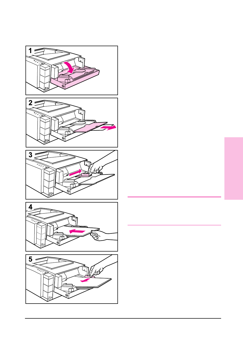 Loading media into tray 1, Tray 1 hint | HP LaserJet 6pmp Printer series User Manual | Page 56 / 142