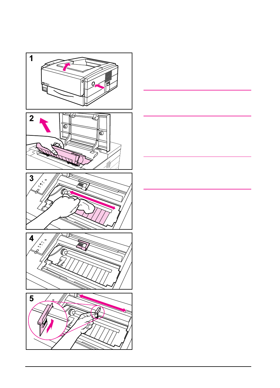 Internal cleaning procedure | HP LaserJet 6pmp Printer series User Manual | Page 77 / 142