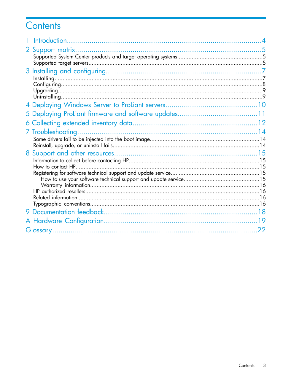 HP OneView for Microsoft System Center User Manual | Page 3 / 22