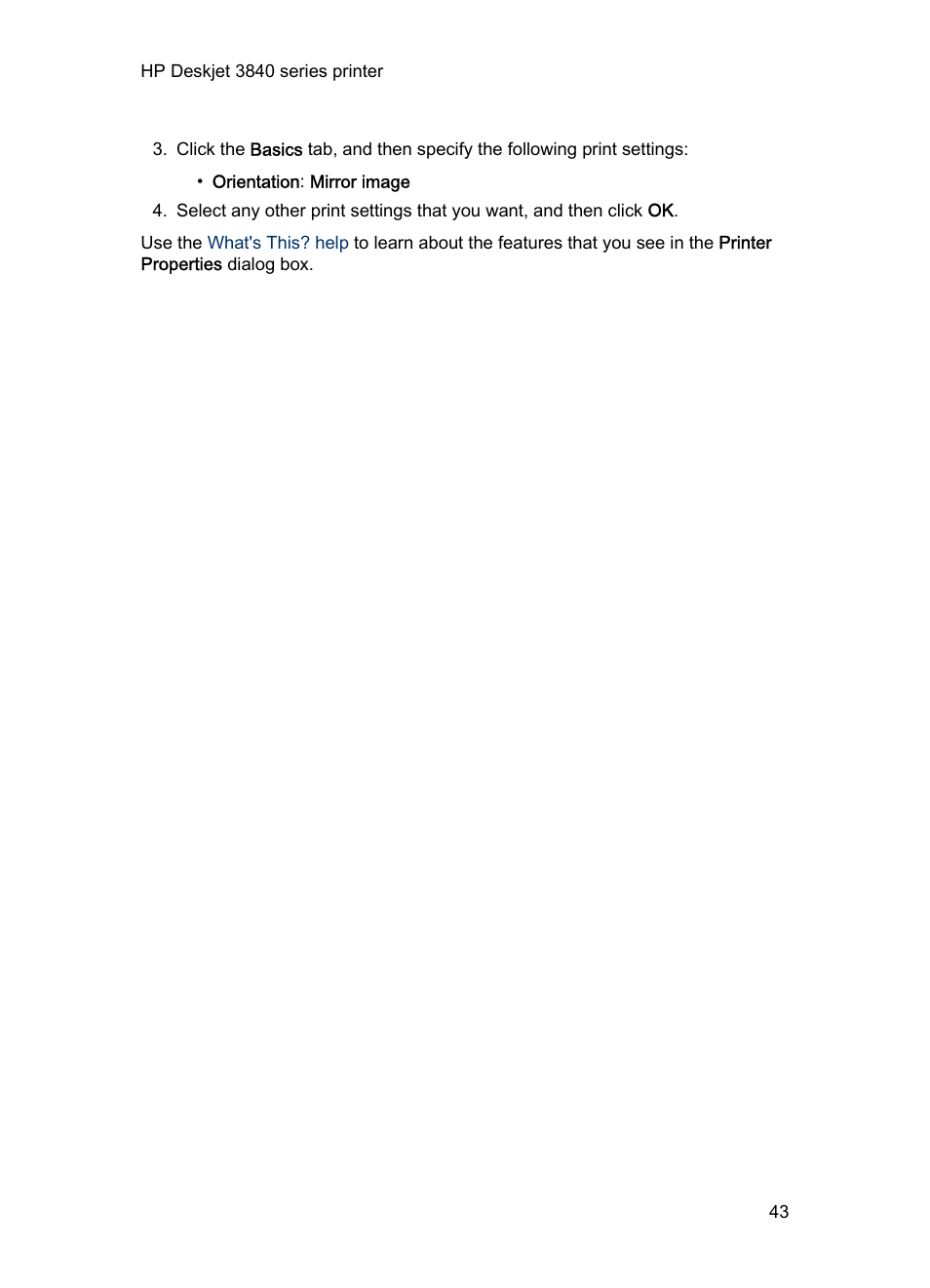 HP Deskjet 3848 Color Inkjet Printer User Manual | Page 43 / 96