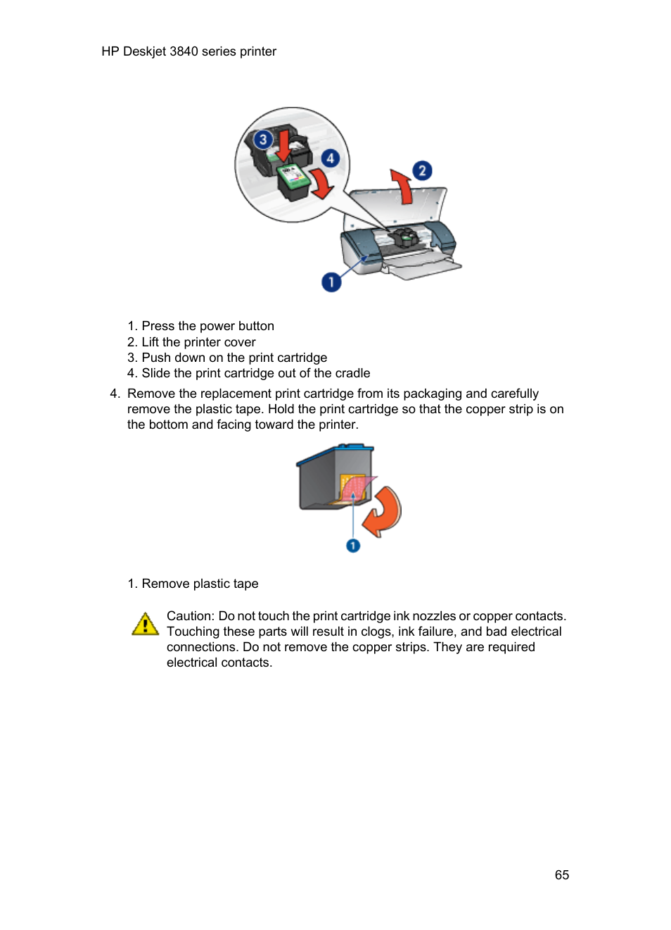 HP Deskjet 3848 Color Inkjet Printer User Manual | Page 65 / 96