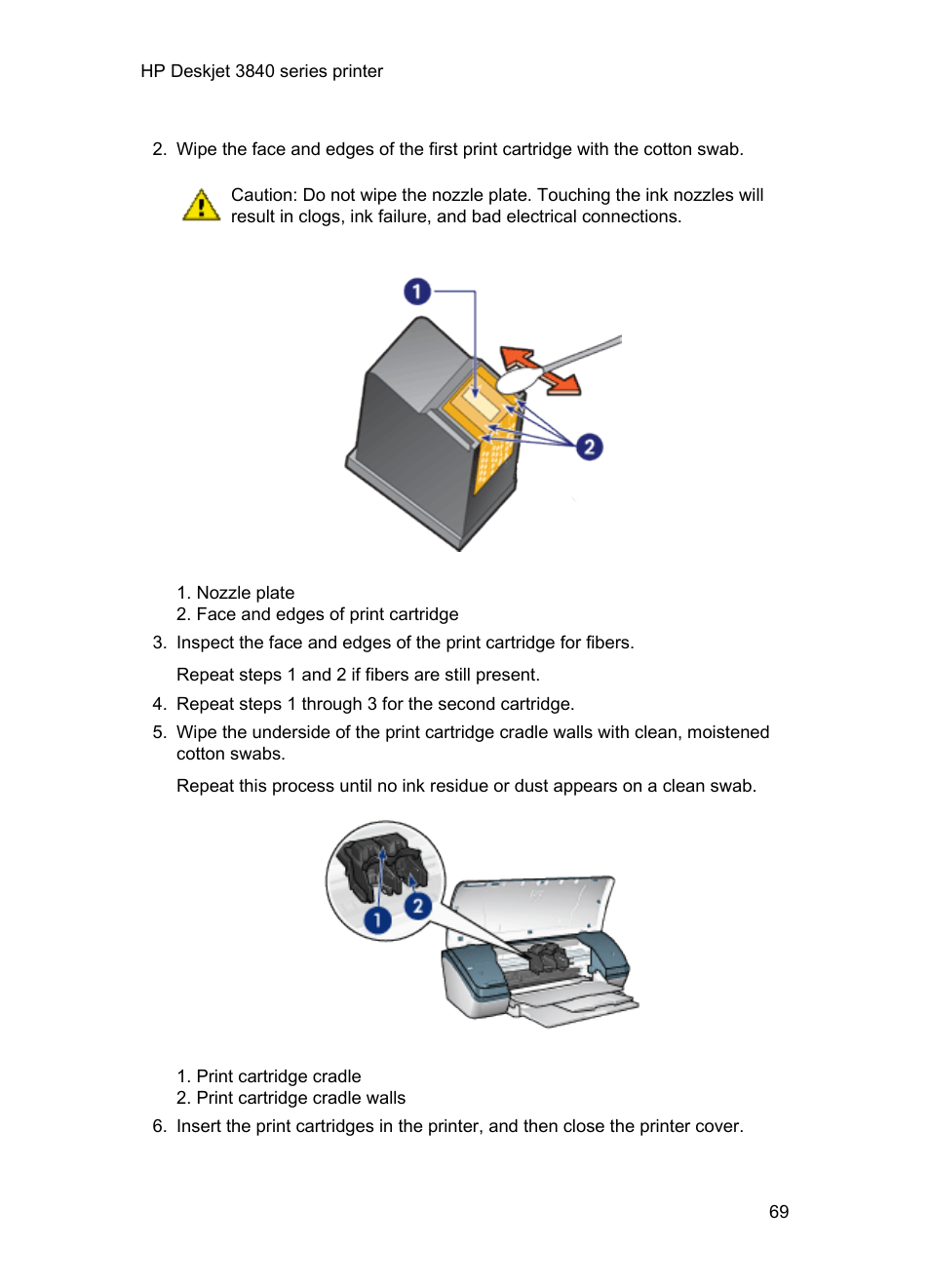 HP Deskjet 3848 Color Inkjet Printer User Manual | Page 69 / 96