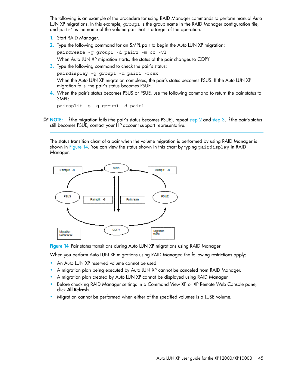 HP StorageWorks XP Remote Web Console Software User Manual | Page 45 / 68