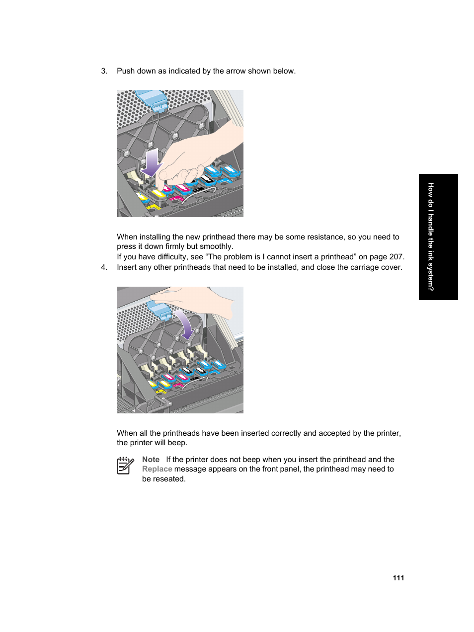 HP Designjet 4000 Printer series User Manual | Page 113 / 268