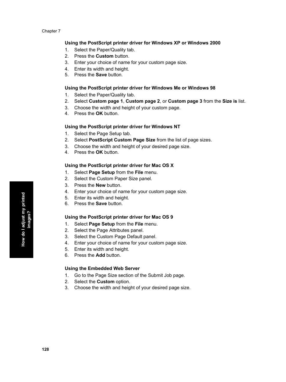 HP Designjet 4000 Printer series User Manual | Page 130 / 268