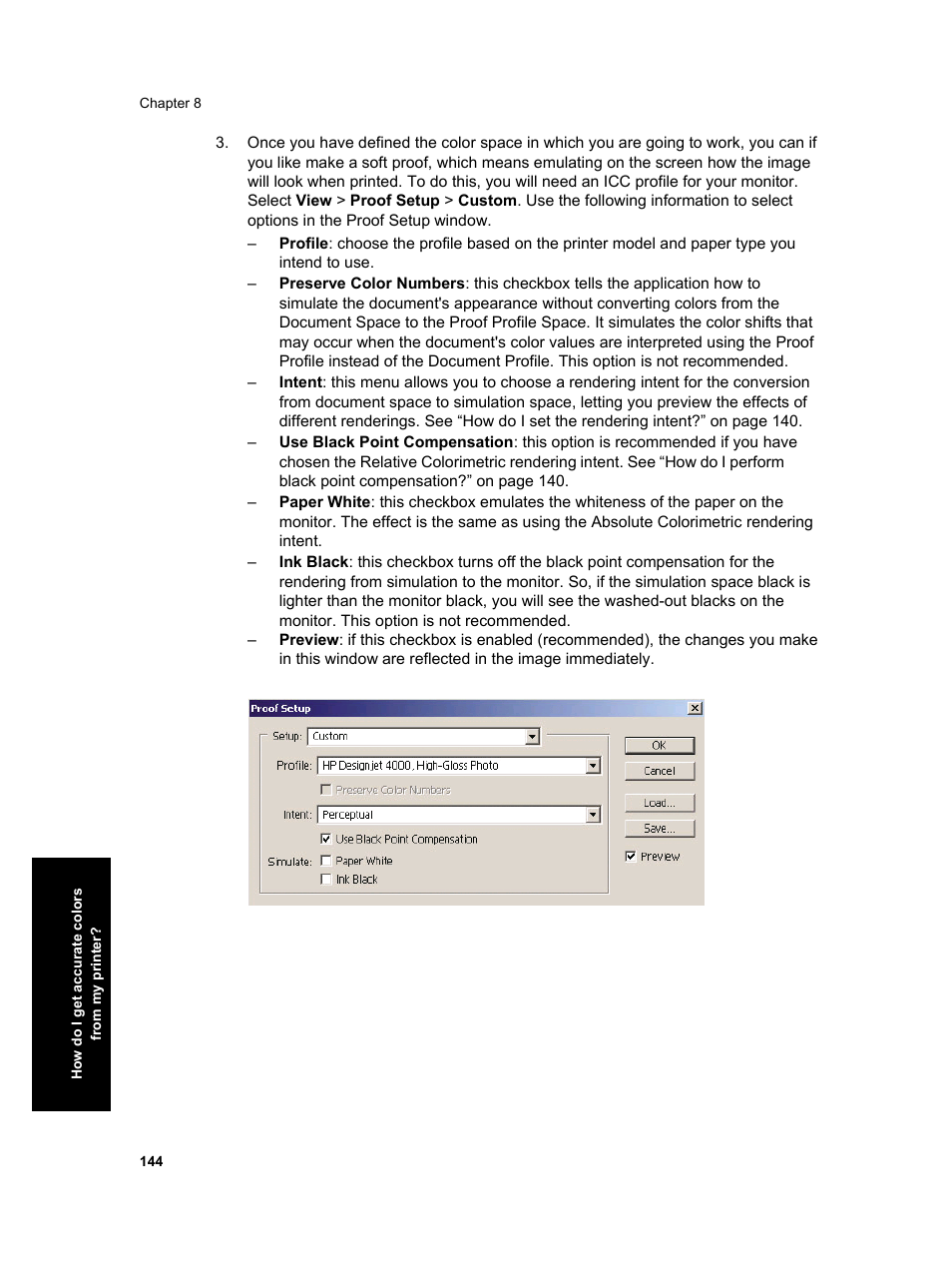 HP Designjet 4000 Printer series User Manual | Page 146 / 268