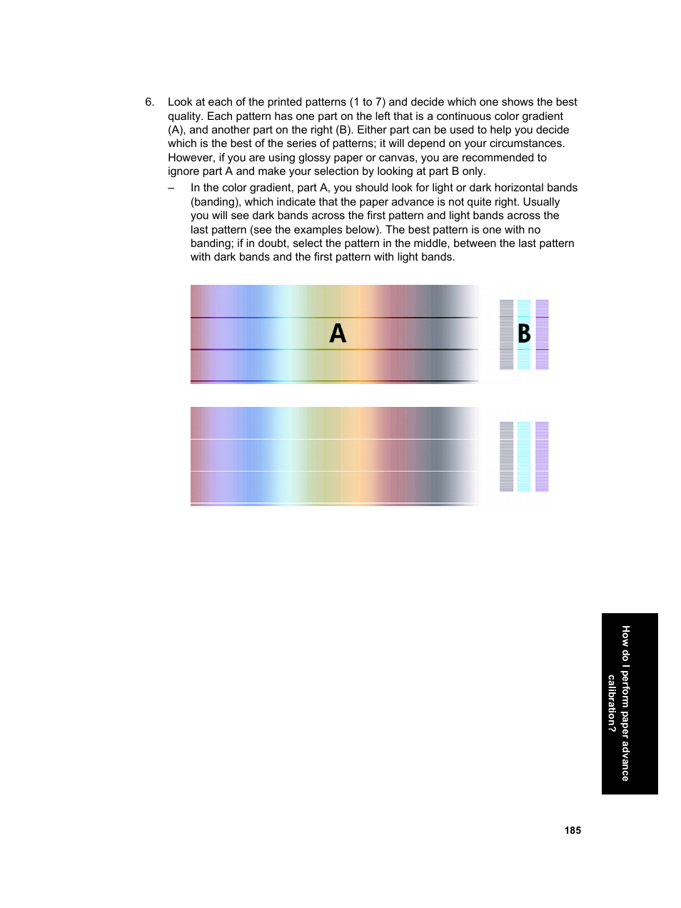 HP Designjet 4000 Printer series User Manual | Page 187 / 268