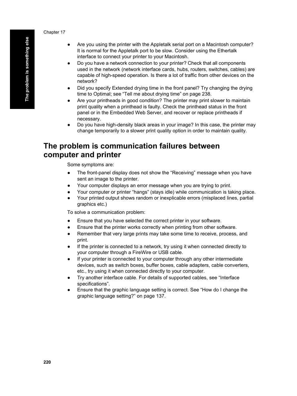 HP Designjet 4000 Printer series User Manual | Page 222 / 268