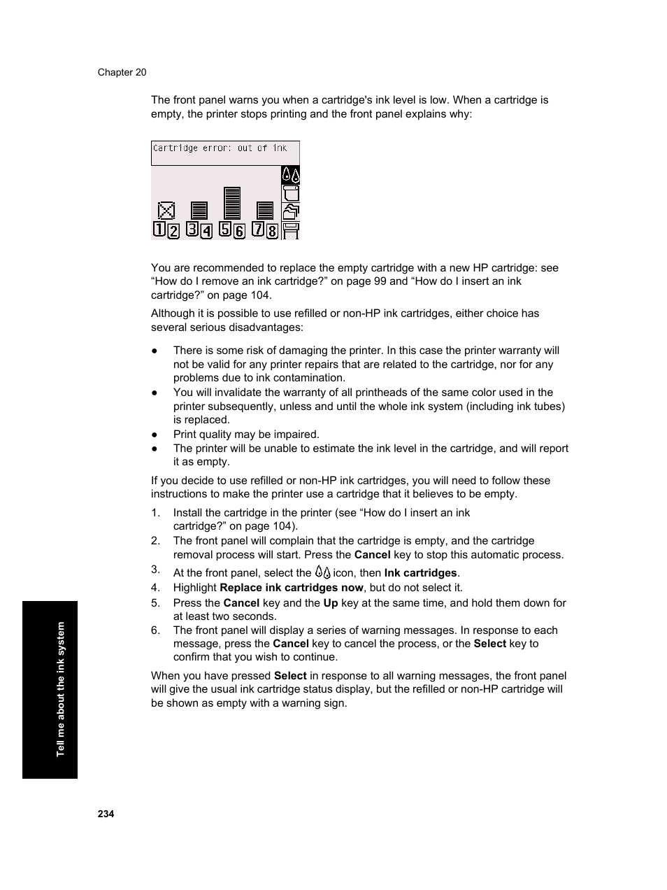 HP Designjet 4000 Printer series User Manual | Page 236 / 268