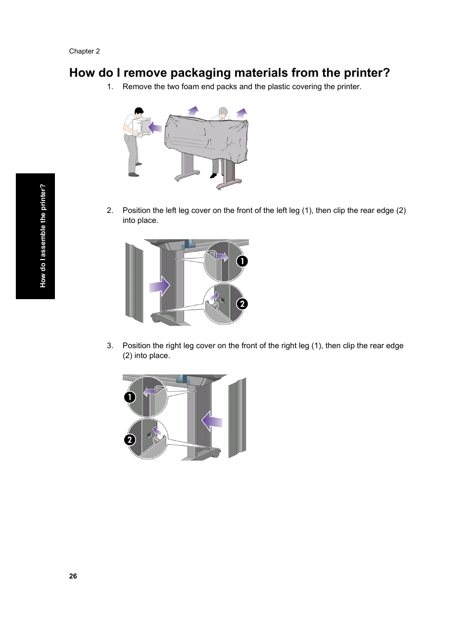 HP Designjet 4000 Printer series User Manual | Page 28 / 268