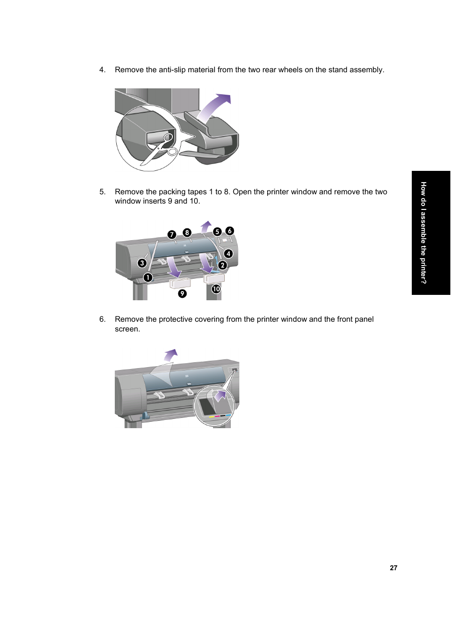 HP Designjet 4000 Printer series User Manual | Page 29 / 268