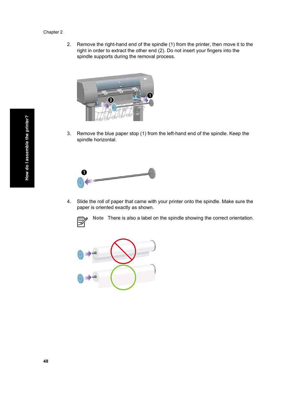 HP Designjet 4000 Printer series User Manual | Page 50 / 268