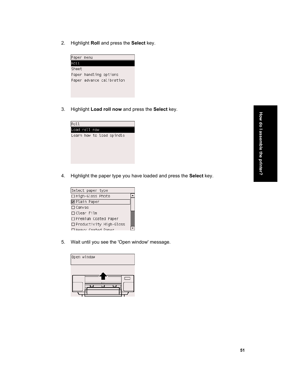 HP Designjet 4000 Printer series User Manual | Page 53 / 268