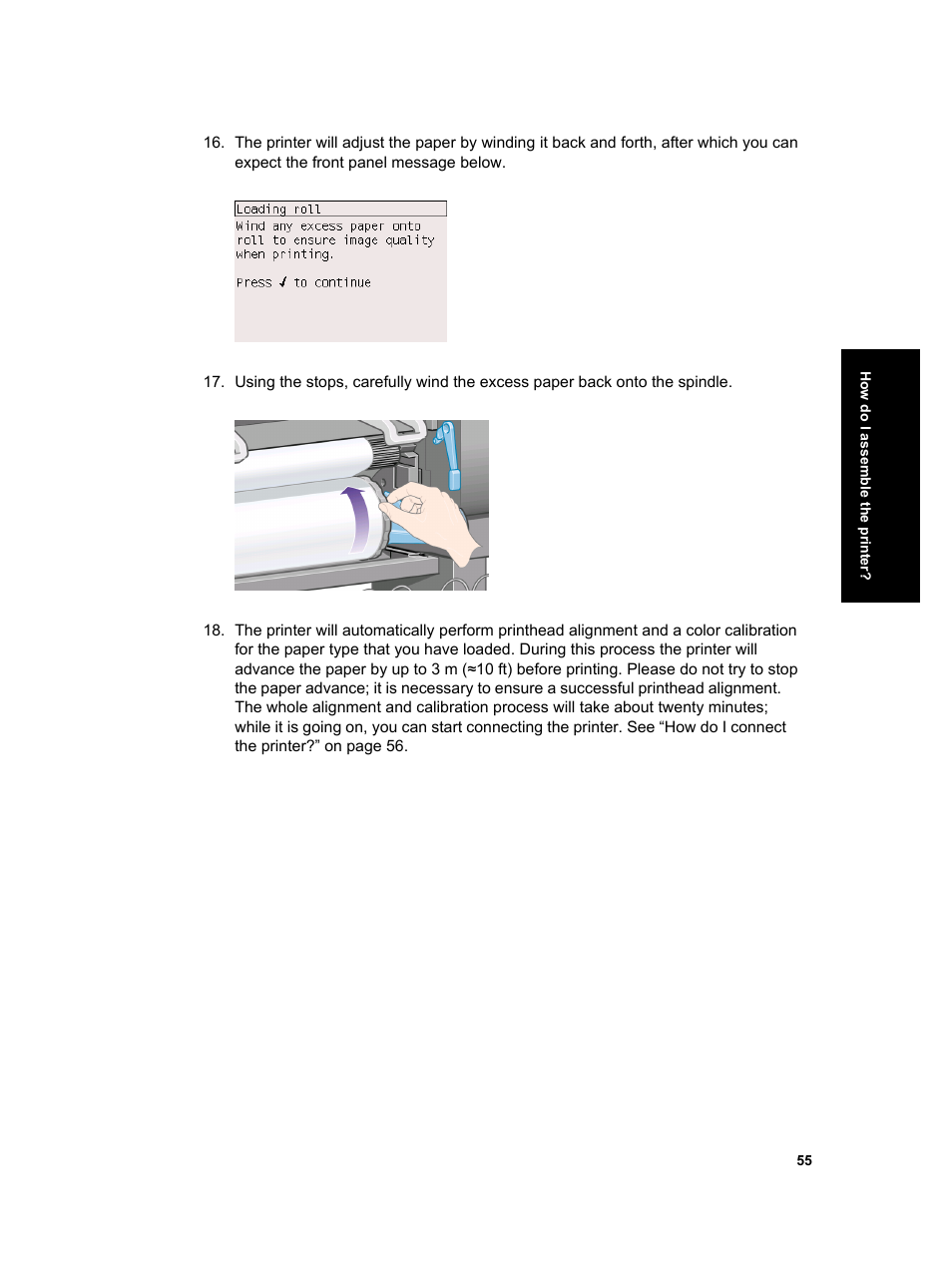 HP Designjet 4000 Printer series User Manual | Page 57 / 268