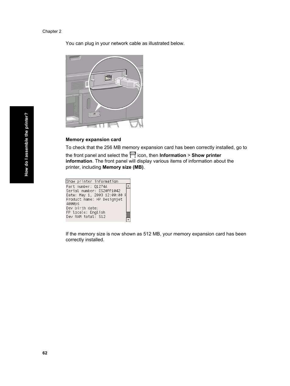 HP Designjet 4000 Printer series User Manual | Page 64 / 268