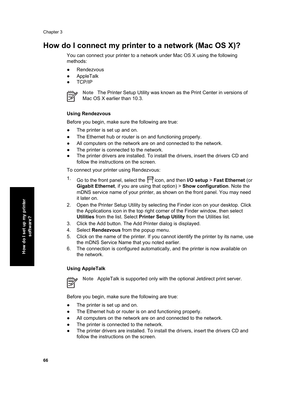 HP Designjet 4000 Printer series User Manual | Page 68 / 268