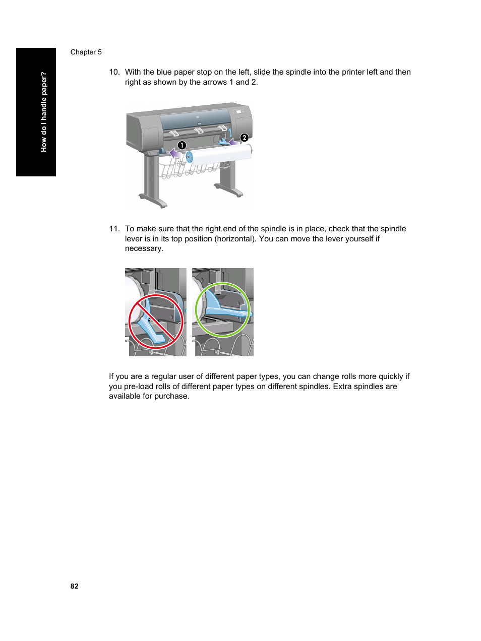 HP Designjet 4000 Printer series User Manual | Page 84 / 268