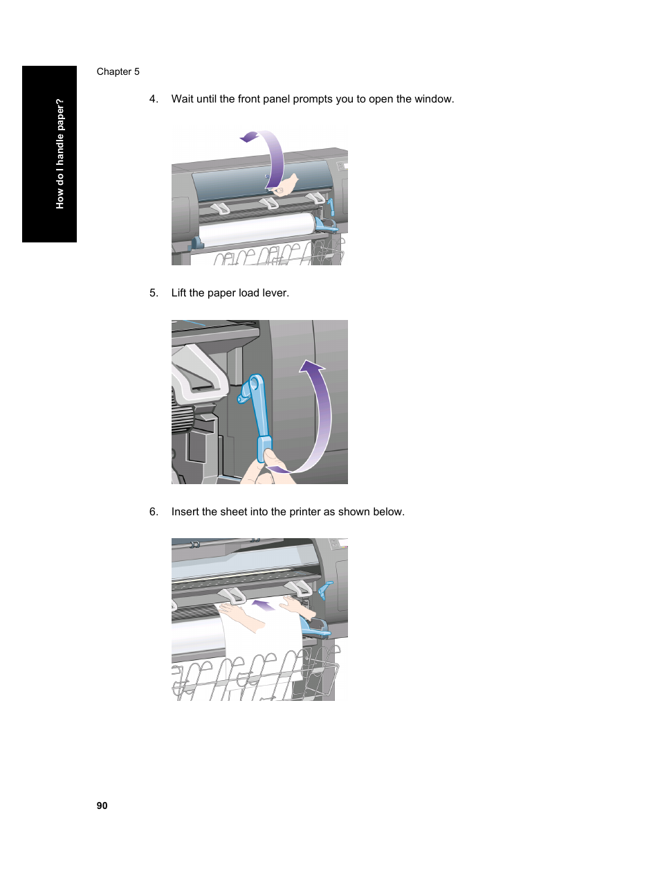 HP Designjet 4000 Printer series User Manual | Page 92 / 268
