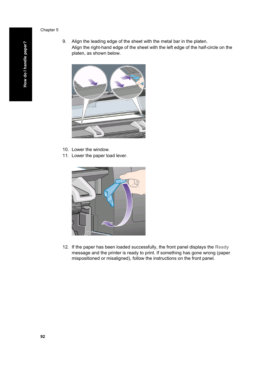 HP Designjet 4000 Printer series User Manual | Page 94 / 268