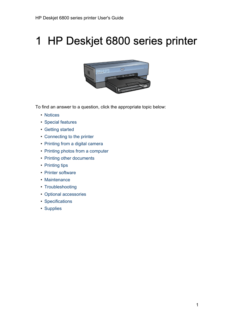 HP Deskjet 6840 Color Inkjet Printer User Manual | 177 pages
