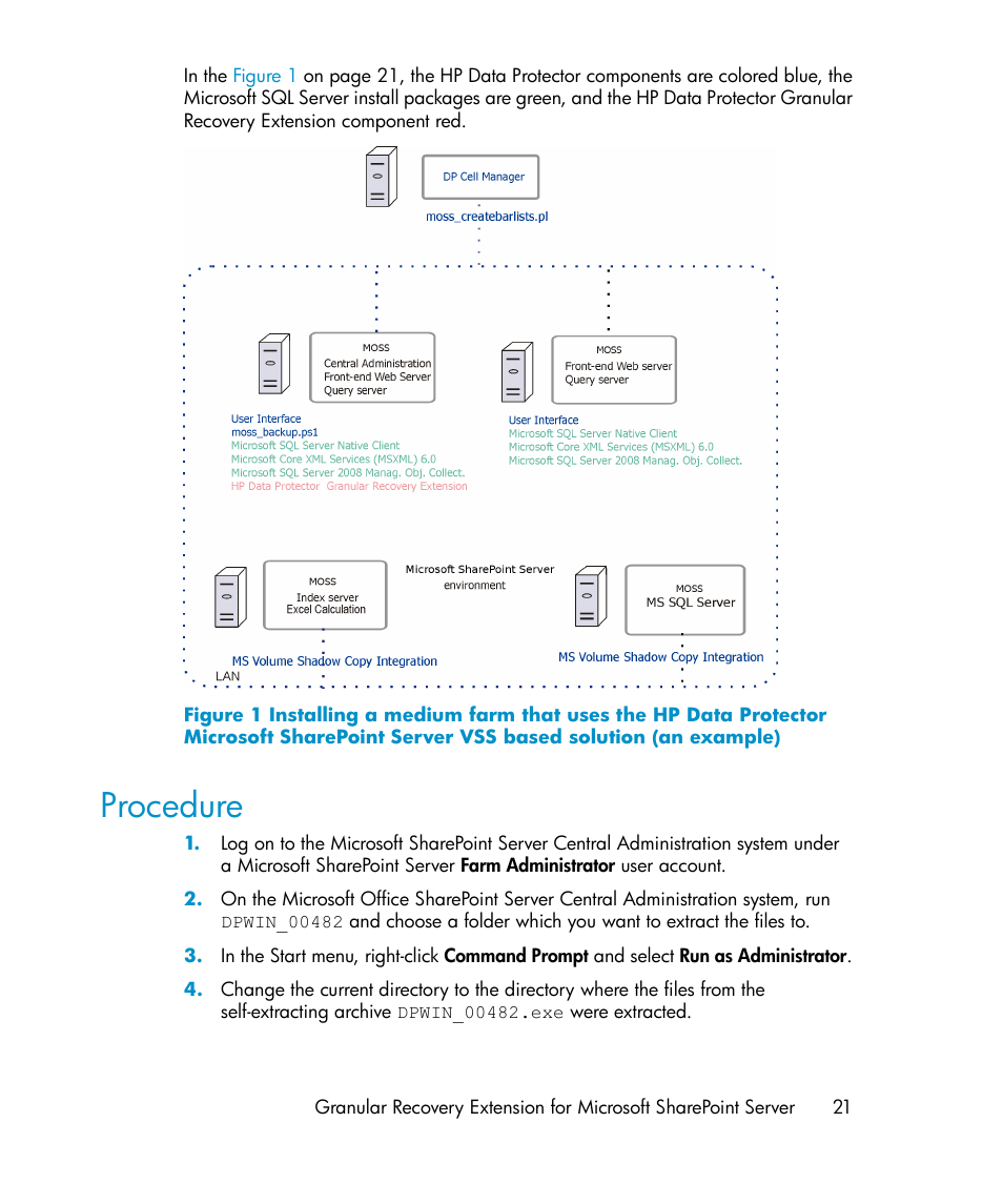 Procedure | HP Data Protector V6.1x Software User Manual | Page 21 / 82