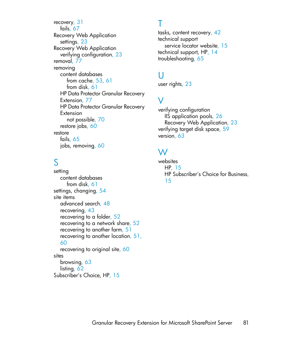 HP Data Protector V6.1x Software User Manual | Page 81 / 82