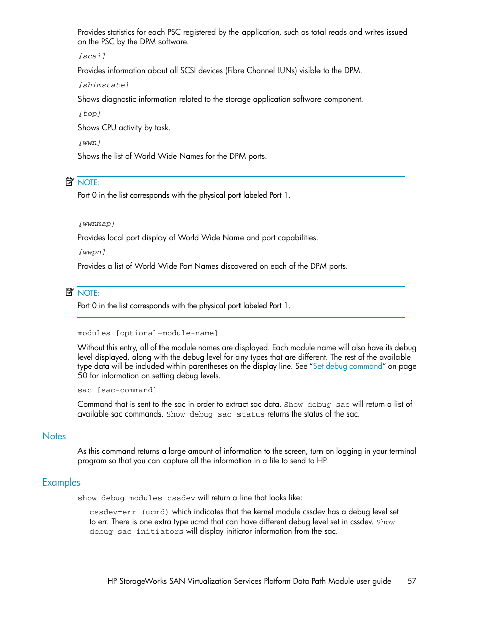 HP SAN Virtualization Services Platform User Manual | Page 57 / 92