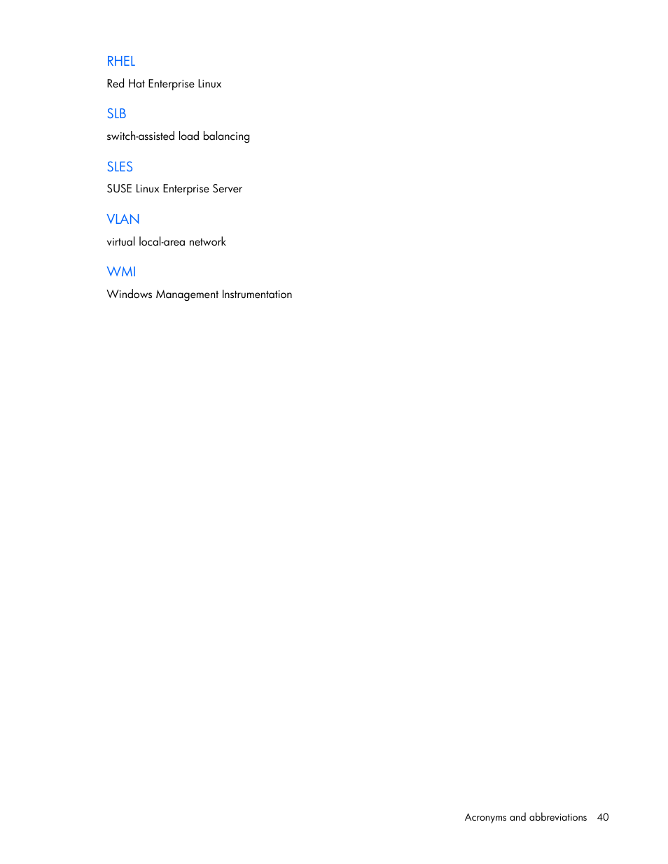 HP FlexFabric 10Gb 2-port 534FLR-SFP Adapter User Manual | Page 40 / 42