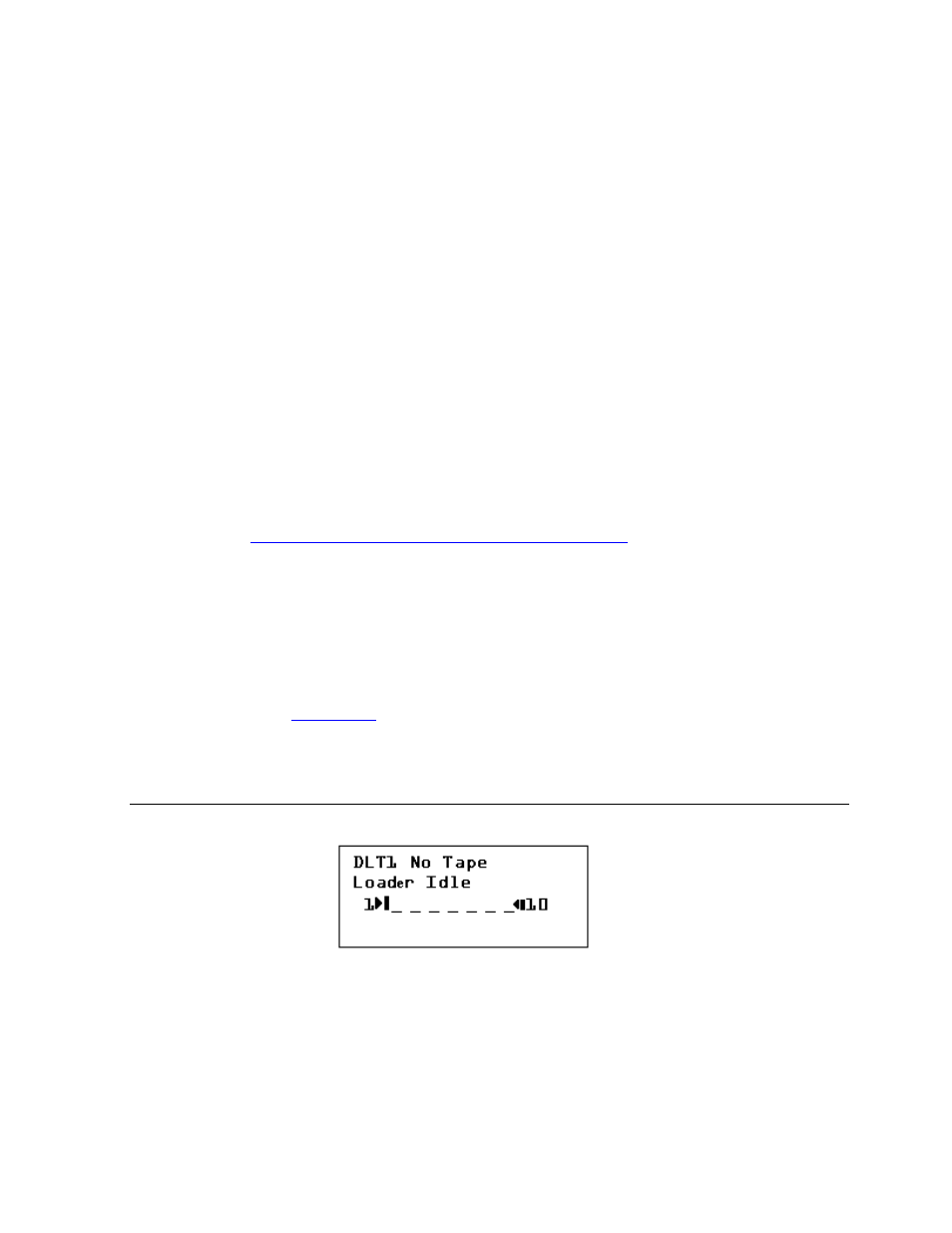 Installing interface cables at the host, Powering on the tape drive, Configuring the 5258acl tape drive | Setting the scsi id, Figure 2-2, Default screen | HP Integrity NonStop H-Series User Manual | Page 21 / 68