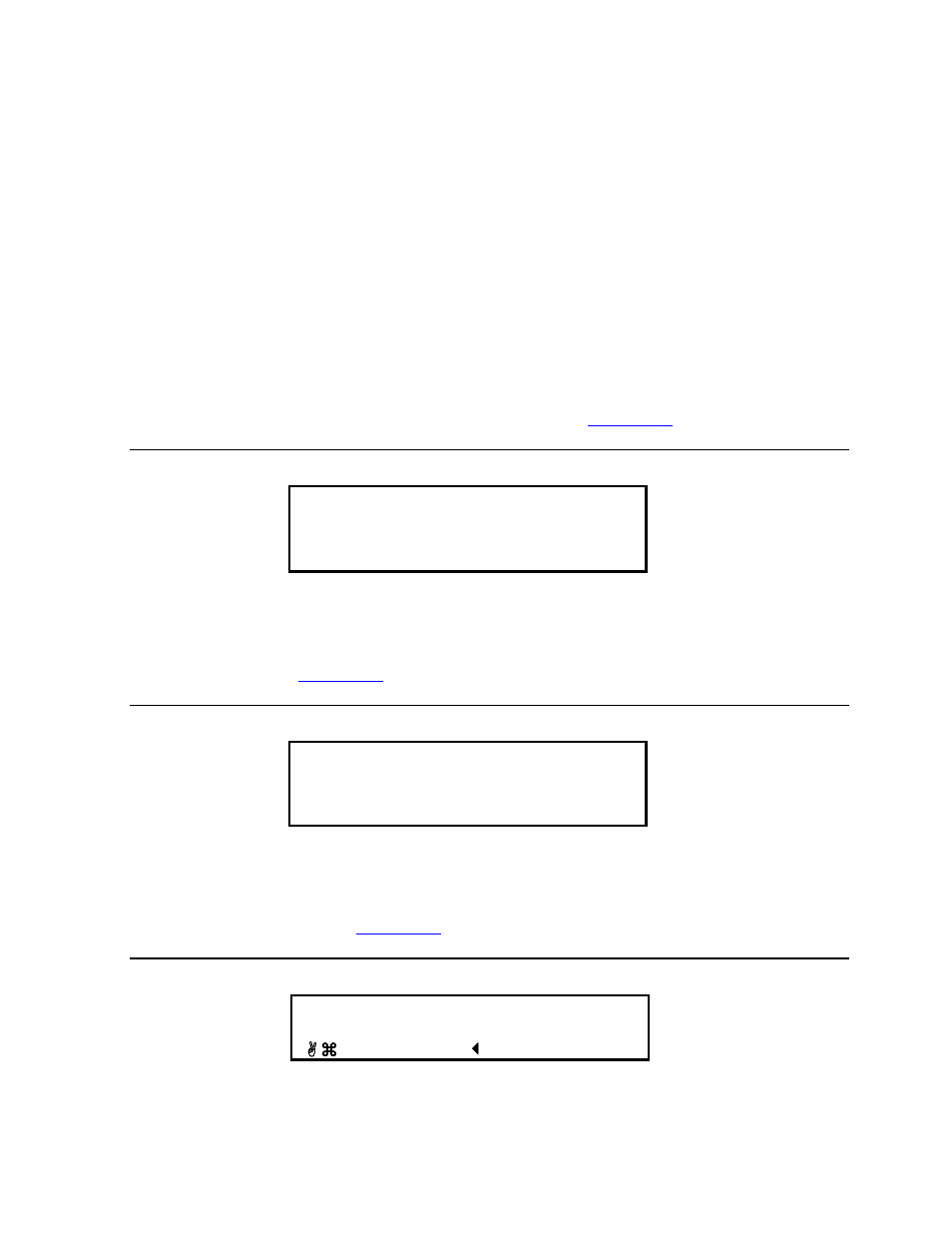 Display messages, Figure 3-3, Post screen | Figure 3-4, Initialization screen, Figure 3-5, Default screen, Power-on-self-test screen, Initialization screens | HP Integrity NonStop H-Series User Manual | Page 33 / 68