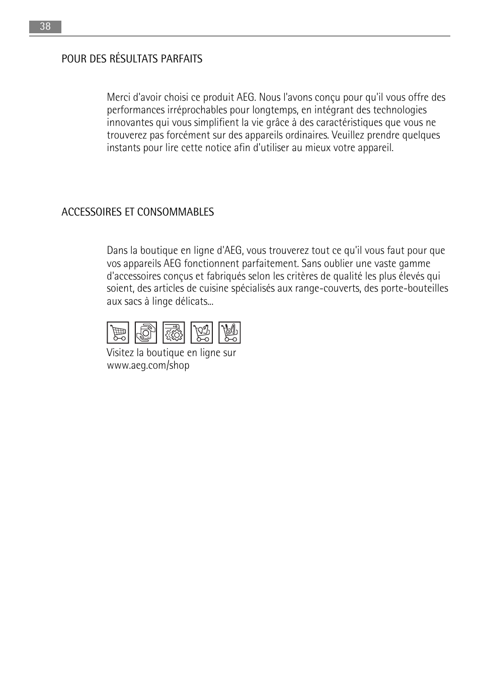 AEG A72200GSW0 User Manual | Page 38 / 76