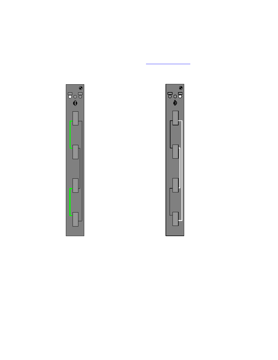 Switch card toggle switches | HP NonStop G-Series User Manual | Page 52 / 146