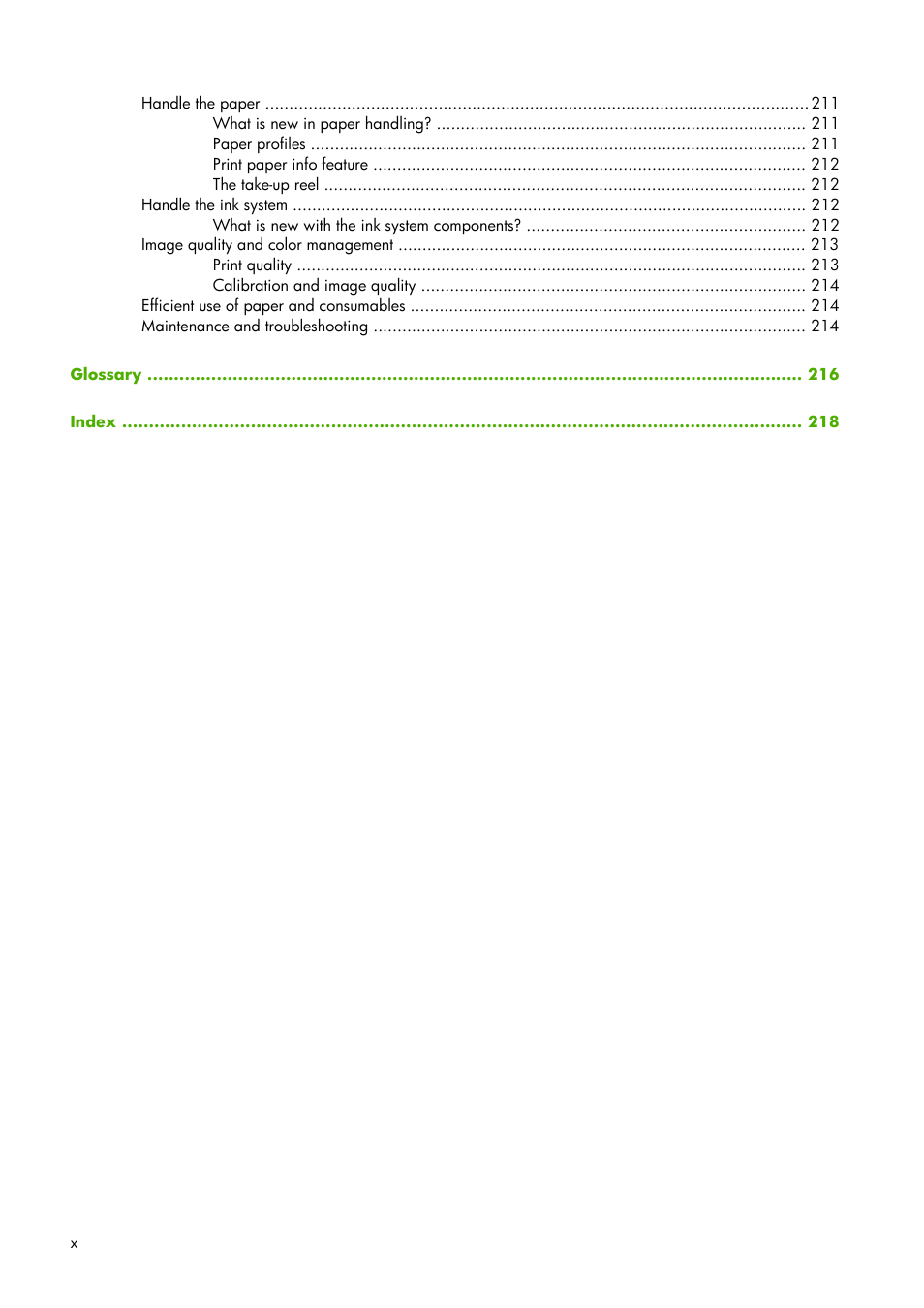 HP Designjet Z6100 Printer series User Manual | Page 12 / 232