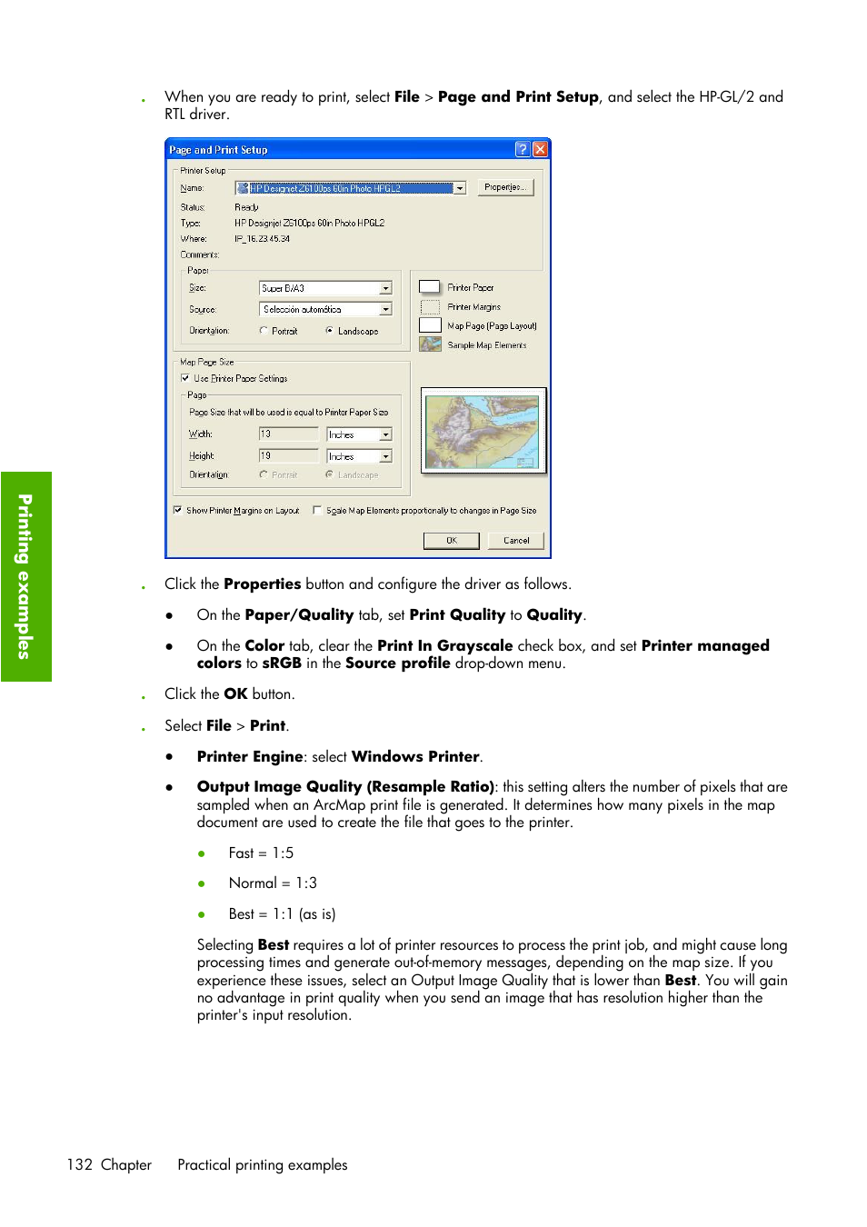 HP Designjet Z6100 Printer series User Manual | Page 144 / 232