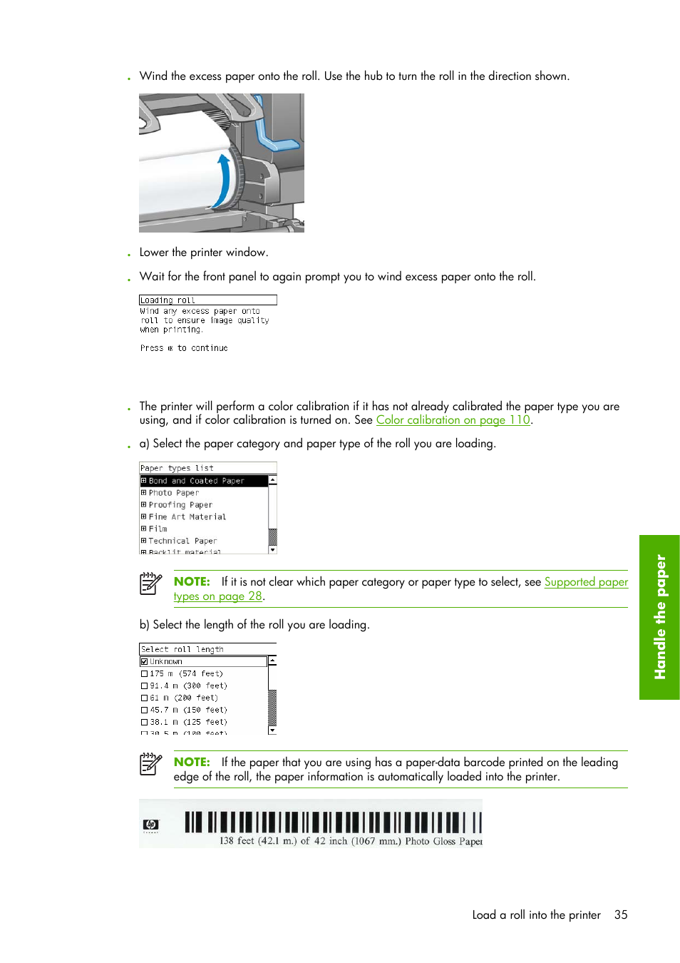 HP Designjet Z6100 Printer series User Manual | Page 47 / 232