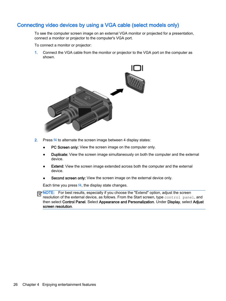 Connecting | HP 256 G3 Notebook PC User Manual | Page 36 / 79