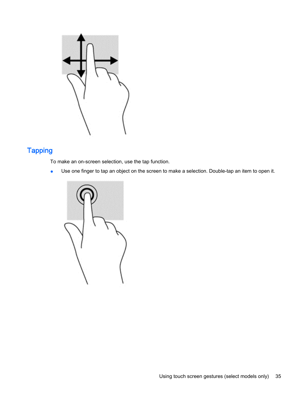 Tapping | HP 256 G3 Notebook PC User Manual | Page 45 / 79
