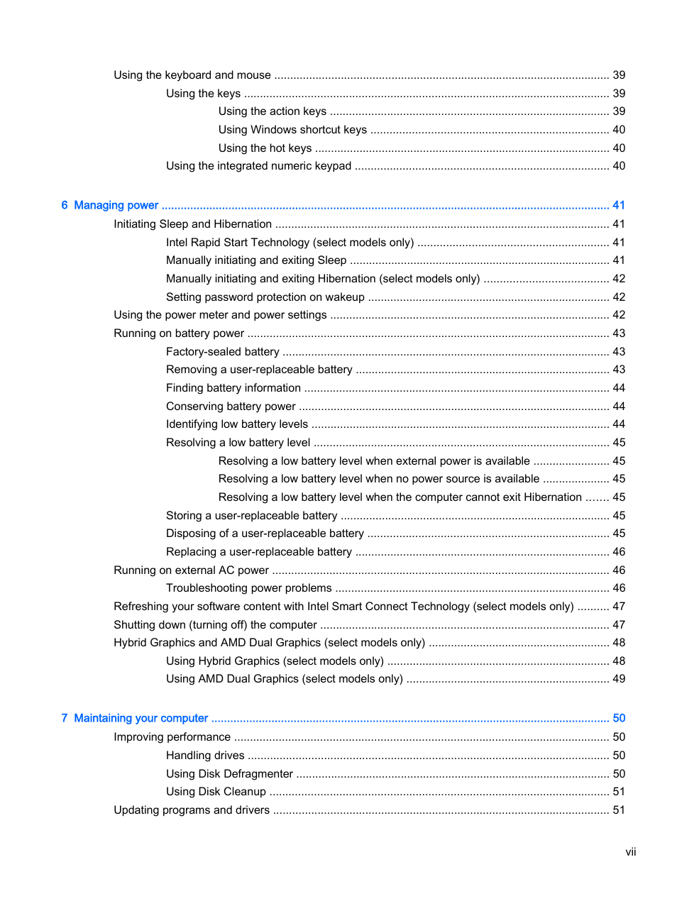 HP 256 G3 Notebook PC User Manual | Page 7 / 79