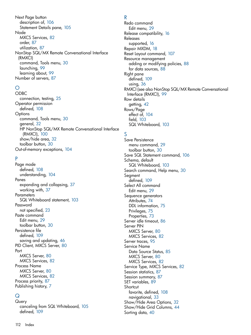 HP Integrity NonStop J-Series User Manual | Page 112 / 113